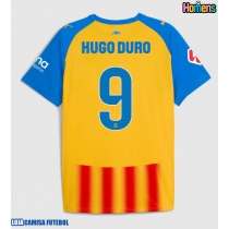 Camisa de Futebol Valencia Hugo Duro #9 Equipamento Alternativo 2025-26 Manga Curta